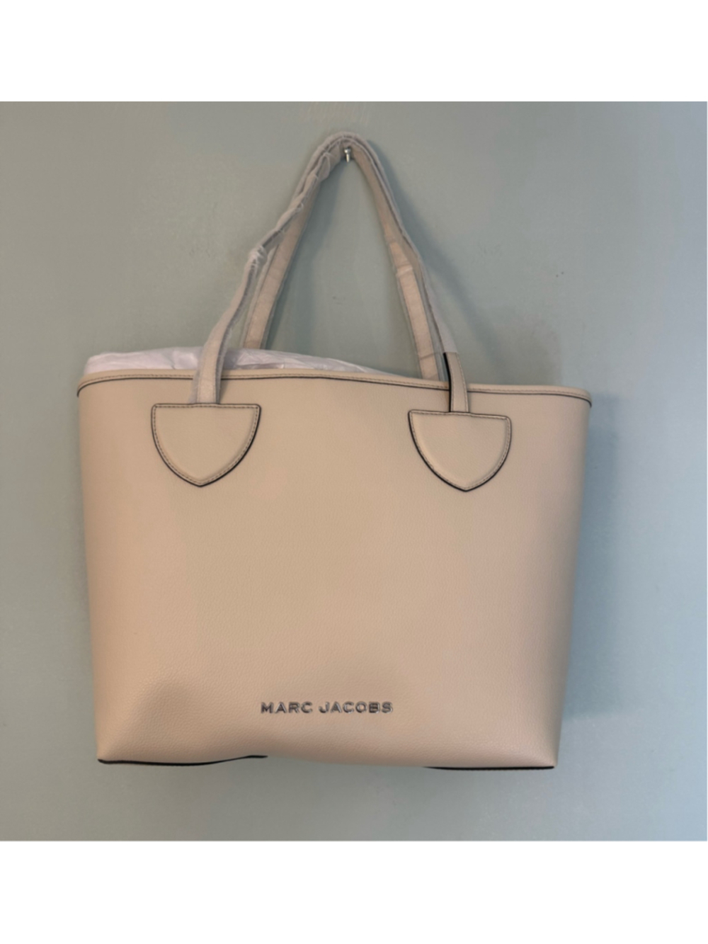 Marc Jacobs Marshmallow Leather On Your Marc Tote Bag